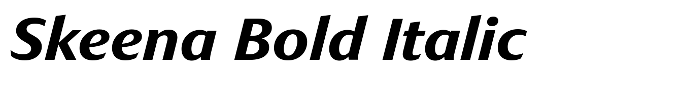 Skeena Bold Italic Fuente | Webfont & Desktop | MyFonts